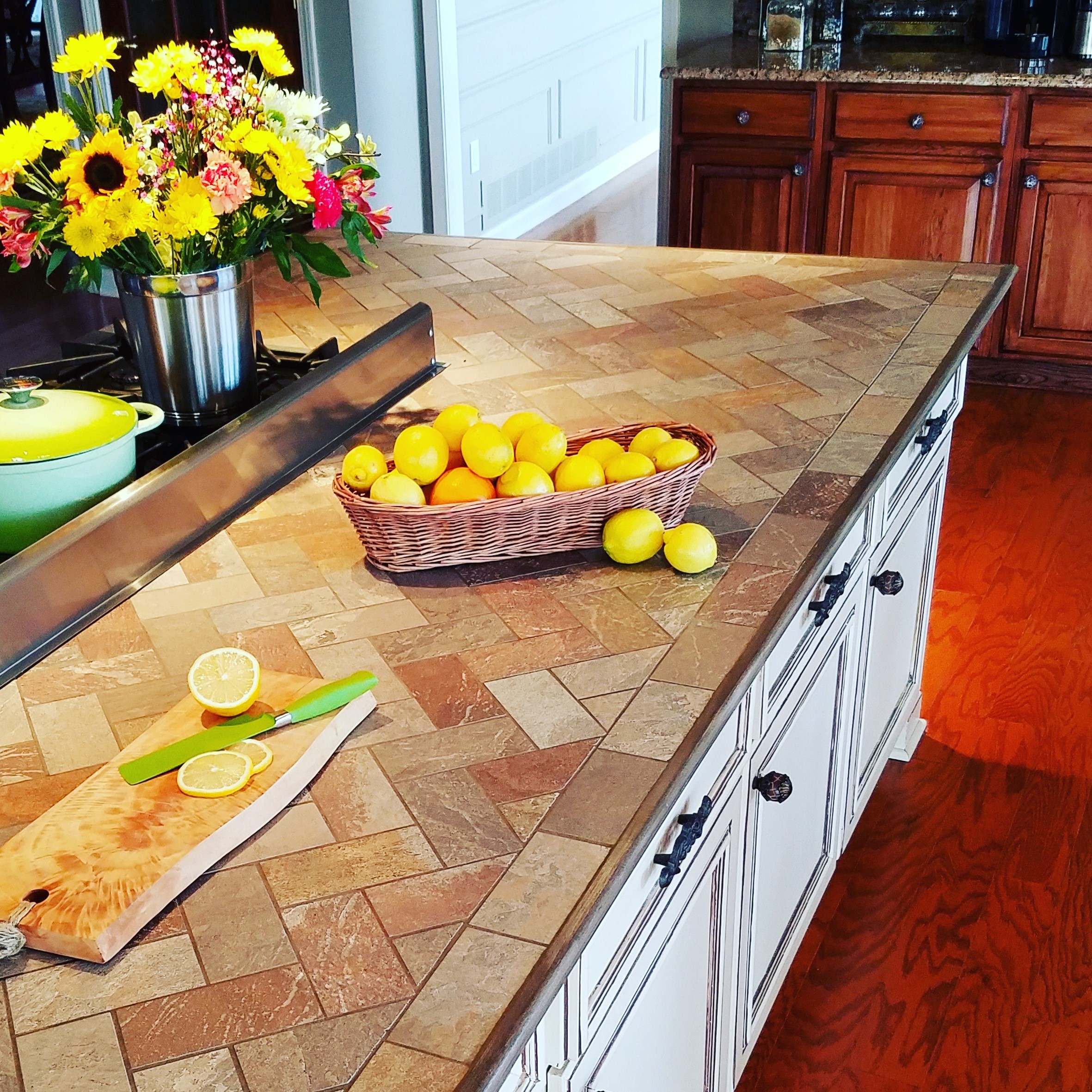 How To Install Tile On A Kitchen Countertop Renee Romeo