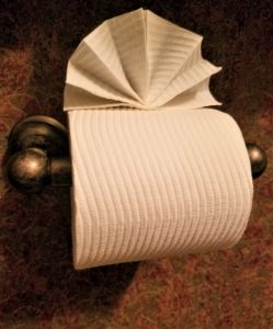 3 best toilet paper origami ideas