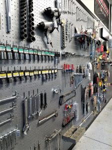 how to install peg board in your garage