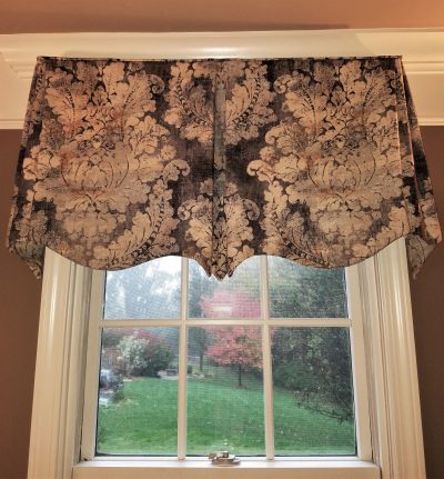 how to make a board mounted window valance