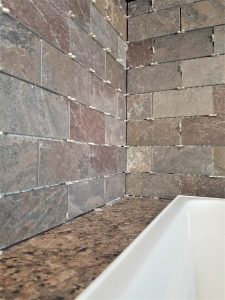 how to install a tile backsplash over drywall