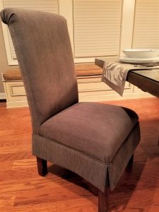 how to reupholster or recover a parsons chair