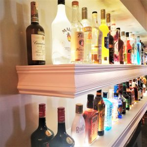 Basemet Bar Ideas: Liquor Bottle Storage