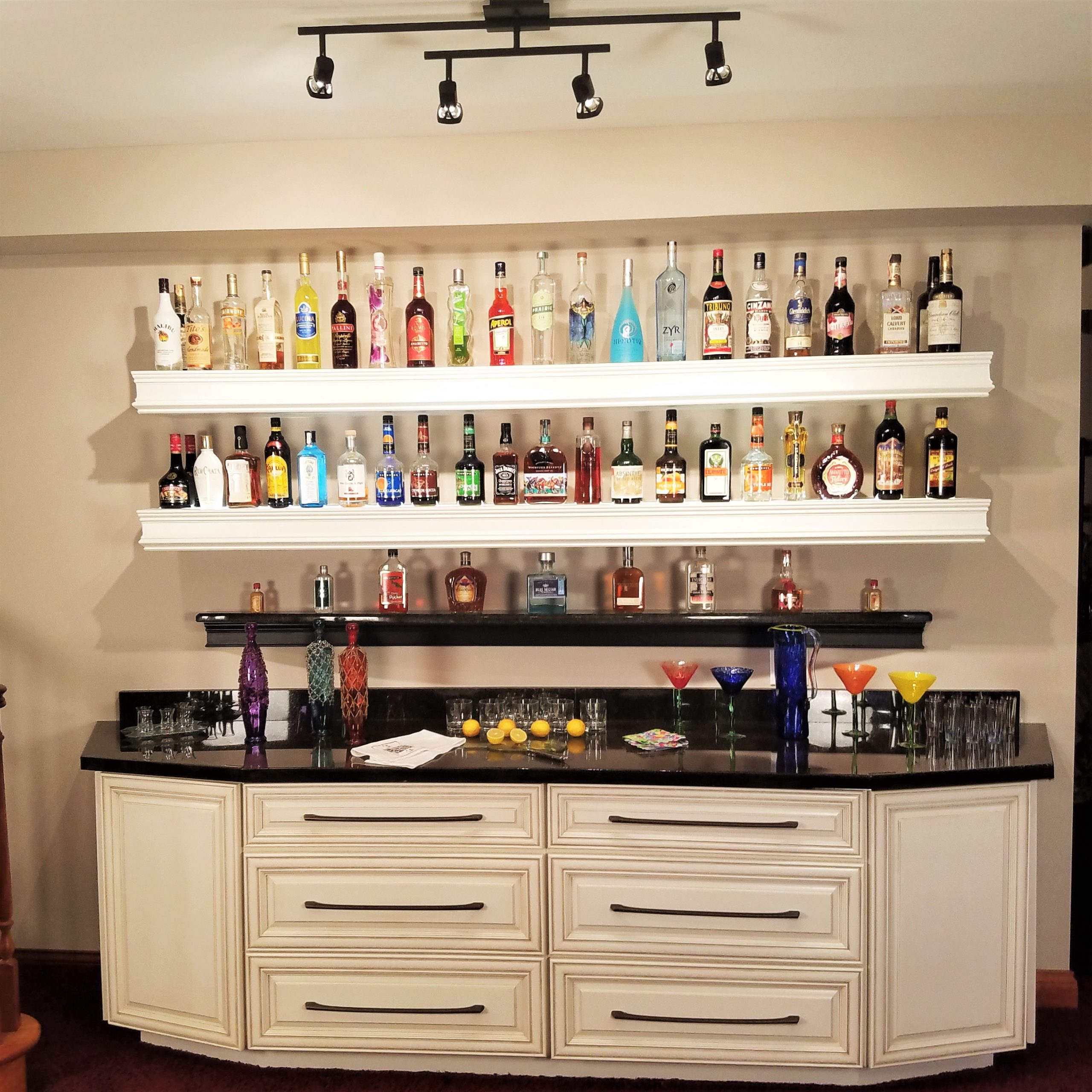 alcohol bottles bar