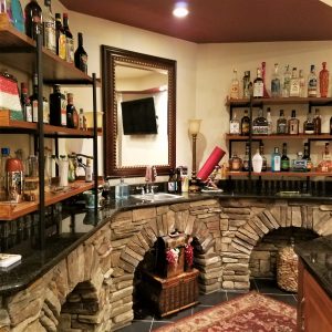 basement bar cabinets