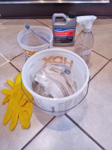 Make grout cleaner looking with grout paint